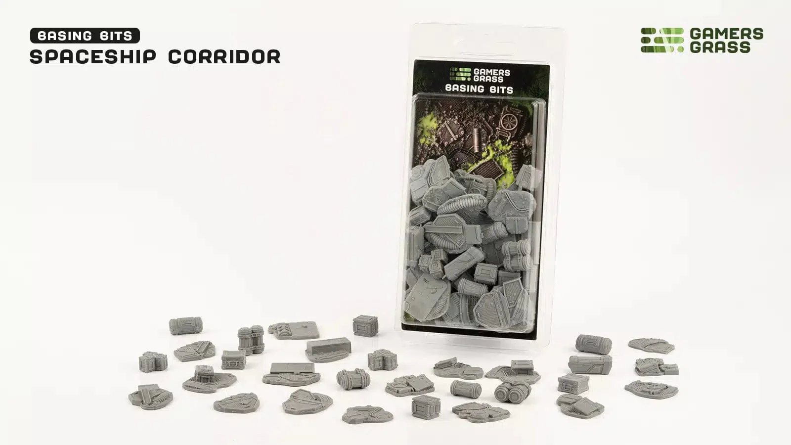 Gamer's Grass Basing Bits - Spaceship Corridor