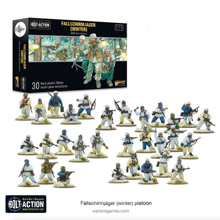 Bolt Action 3ed- German Fallschirmjager Winter Infantry