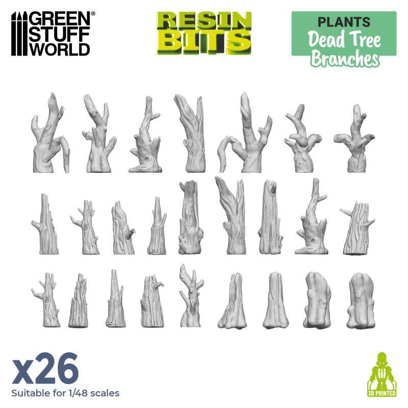 GSW Resin Basing Set - Dead Tree Branches