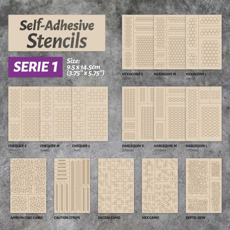 GSW Self-adhesive Stencil - Caution Strips - Image 2