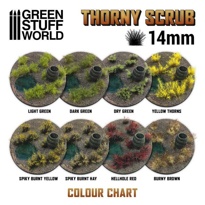 GSW Thorny Spiky Scrub - Burnt Yellow - Image 3