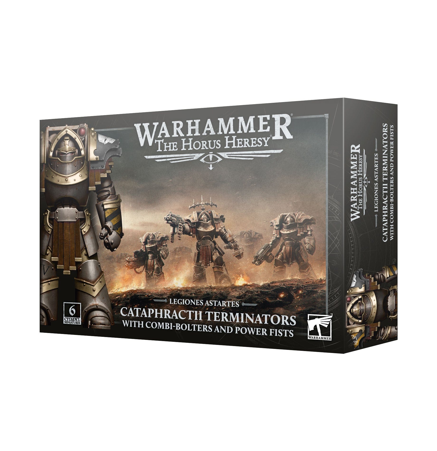 Horus Heresy: Legiones Astartes Cataphractii Terminators with Combi-Bolters and Power Fists