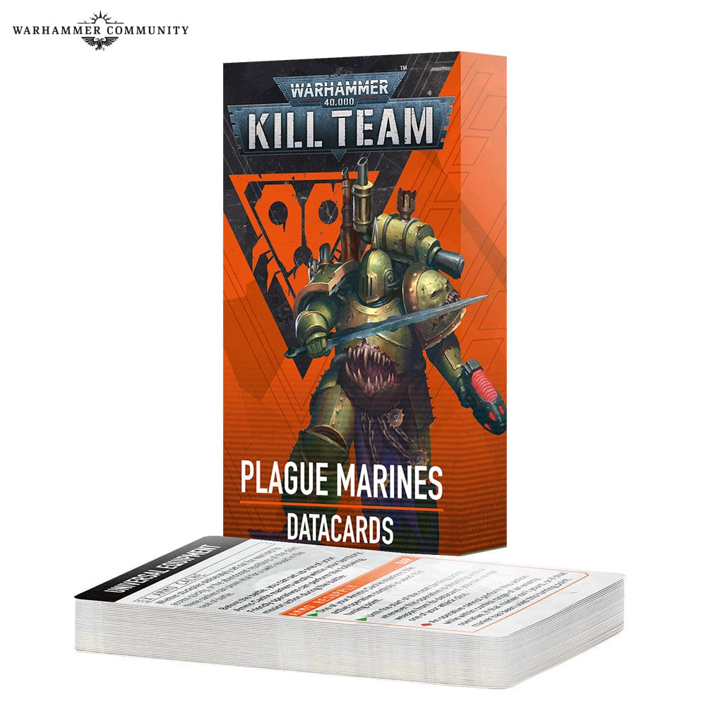 Kill Team Plague Marines Datacards (ENG)