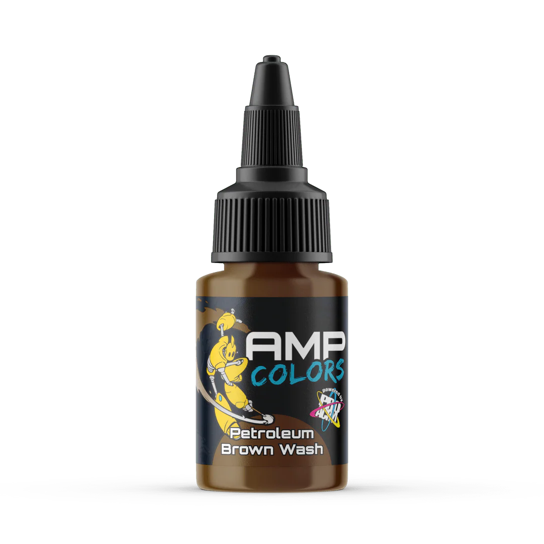 Monument Hobbies Pro Acryl Amp Colors 012 - Petroleum Brown Wash 22ml