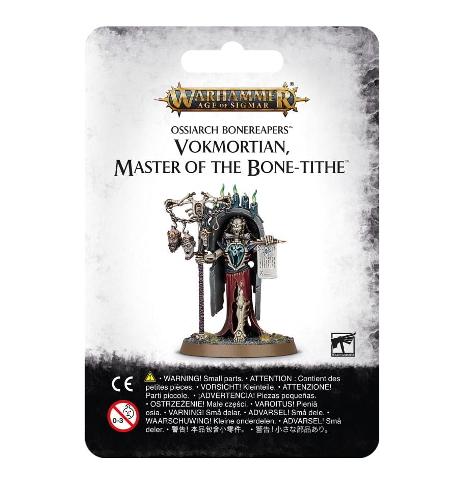 Ossiarch Bonereapers Vokmortian, Master of the Bone-tithe