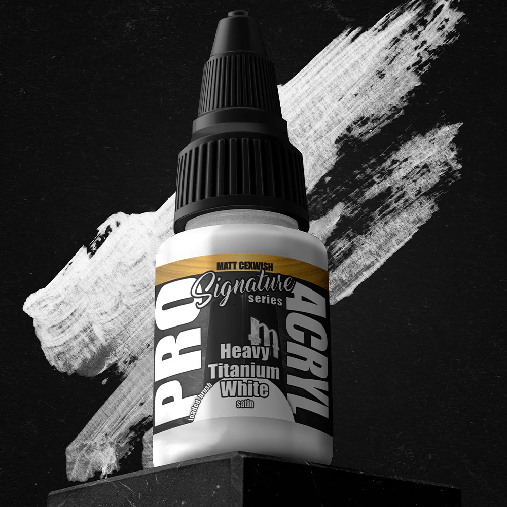 Pro Acryl Signature Series - Matt Cexwish S21 Heavy Titanium White Satin 22ml