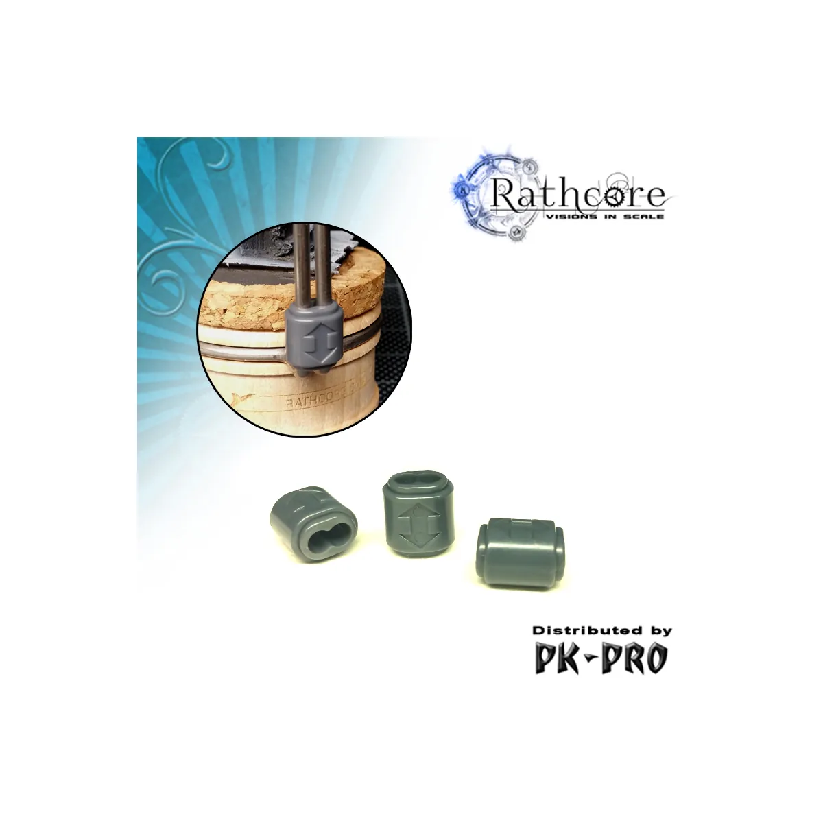 Rathcore Premium Painting Handle - Holding Tubes Set (3x)