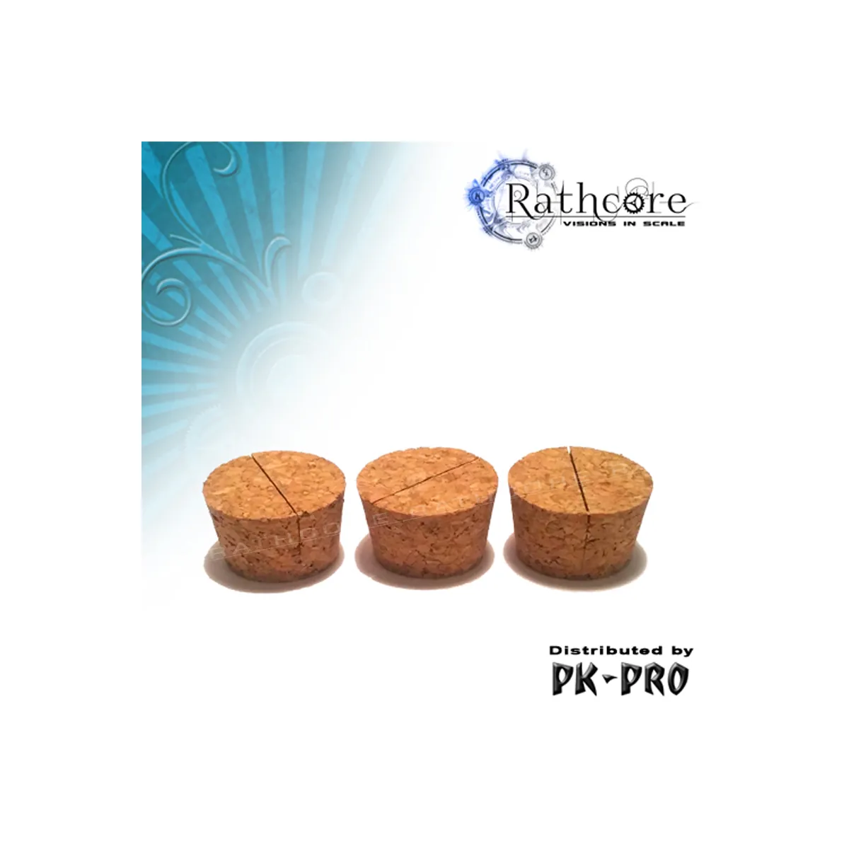 Rathcore Premium Painting Handle - Standard Replacement Cork (3x)