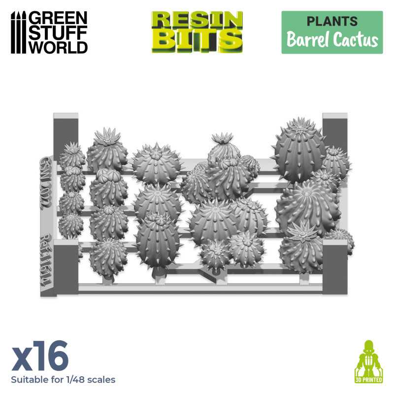 GSW Resin Basing Set - Barrel Cactus - Image 2