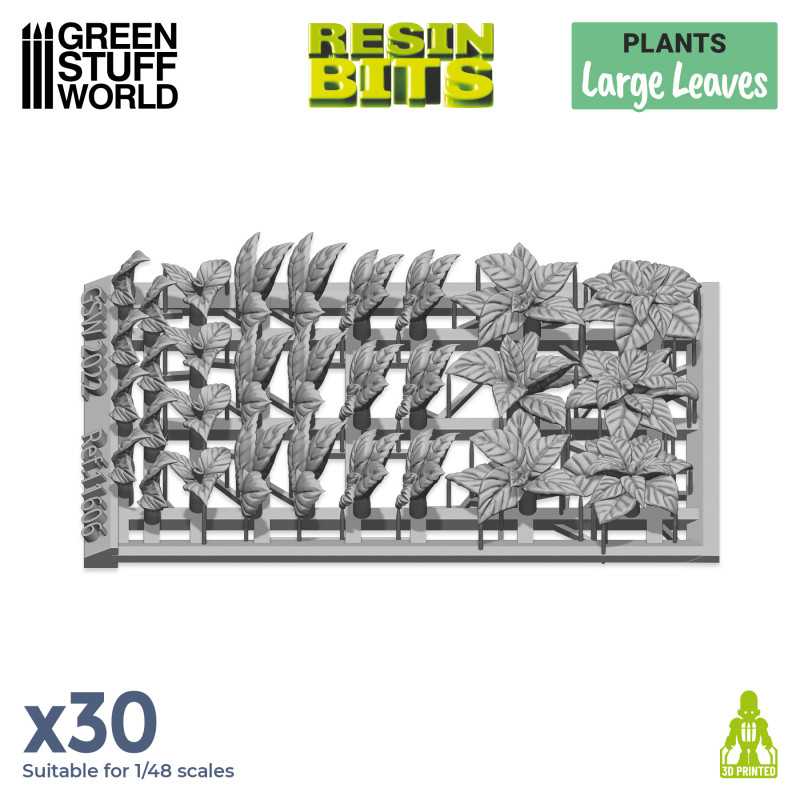 GSW Resin Basing Set - Large Leaves - Image 2