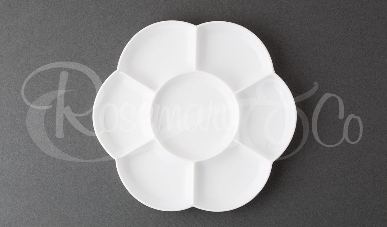 Rosemary & Co Plastic Rosette Mixing Palette
