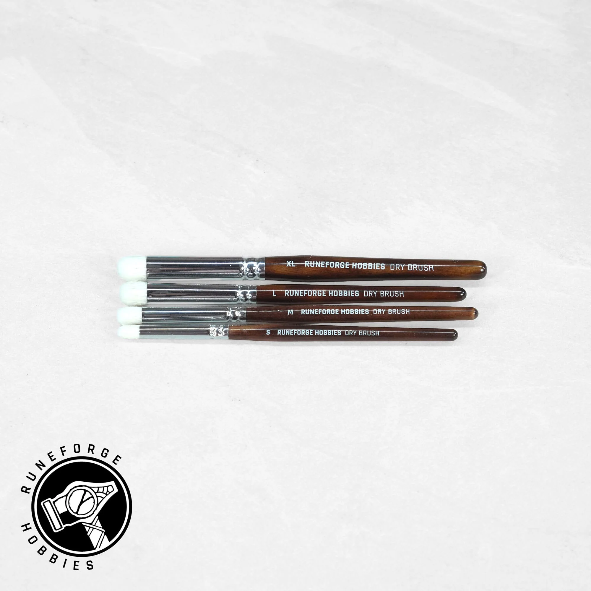 Runeforge Hobbies Natural Dry Brush SET - S, M, L, XL