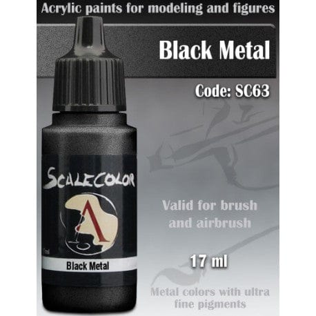 Scale 75 Scalecolor Metal N' Alchemy 17ml - Black Metal
