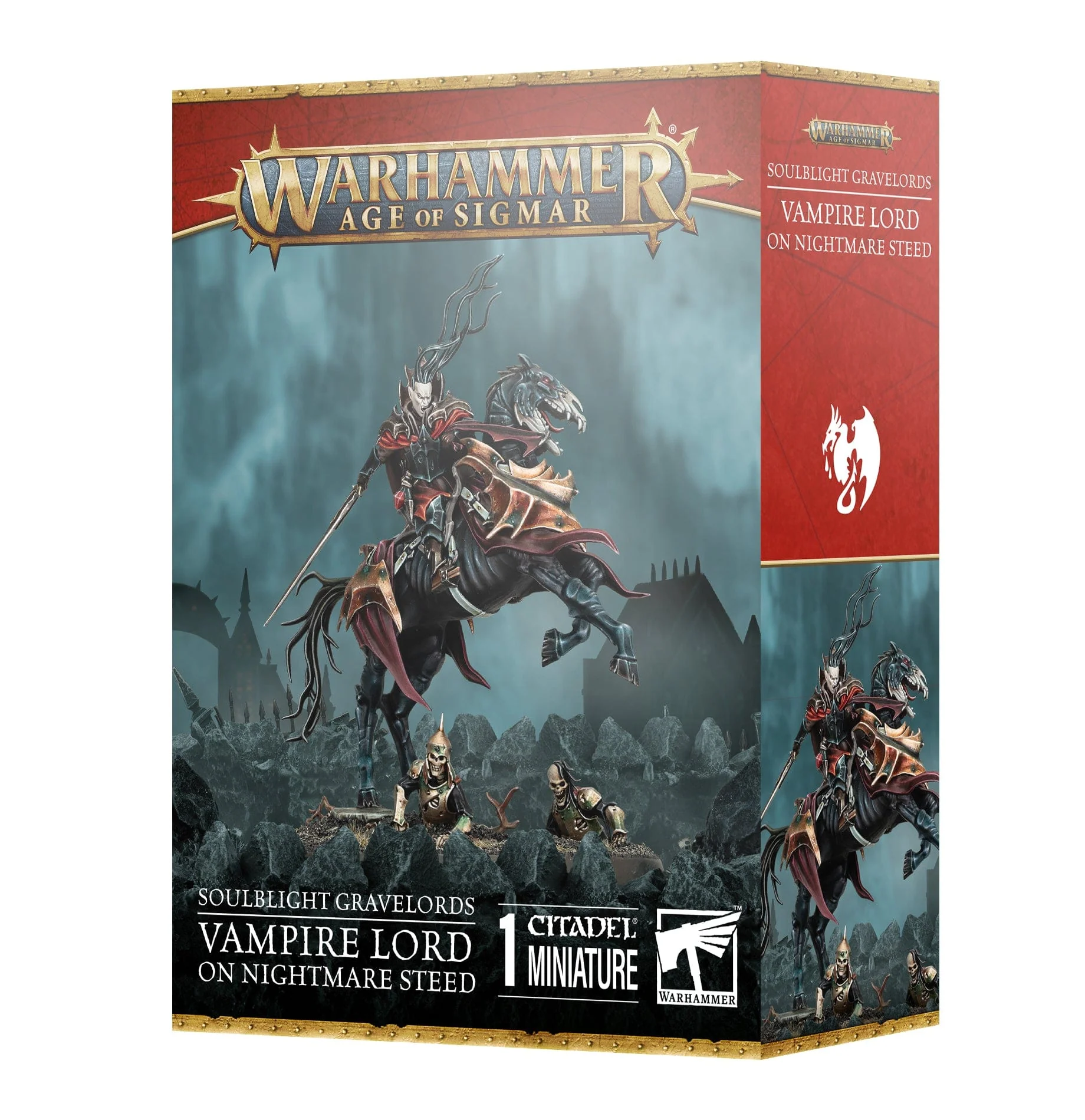 Soulblight Gravelords Vampire Lord on Nightmare Steed