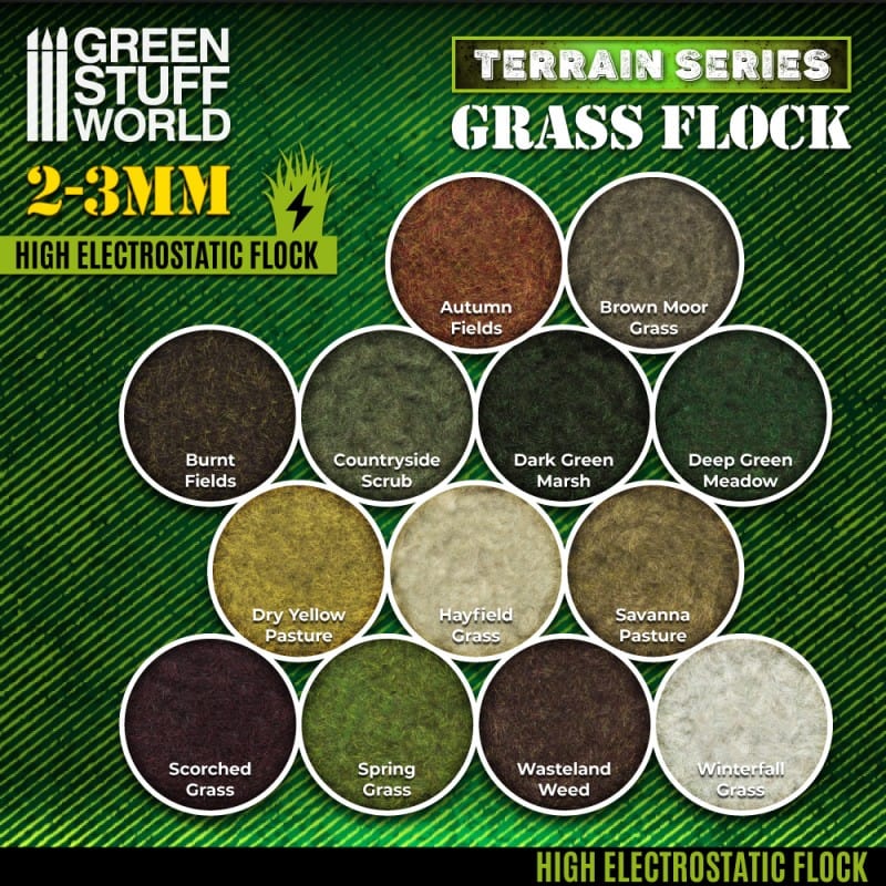 GSW Static Grass Flock 2-3mm - Spring Grass 200ml - Image 3