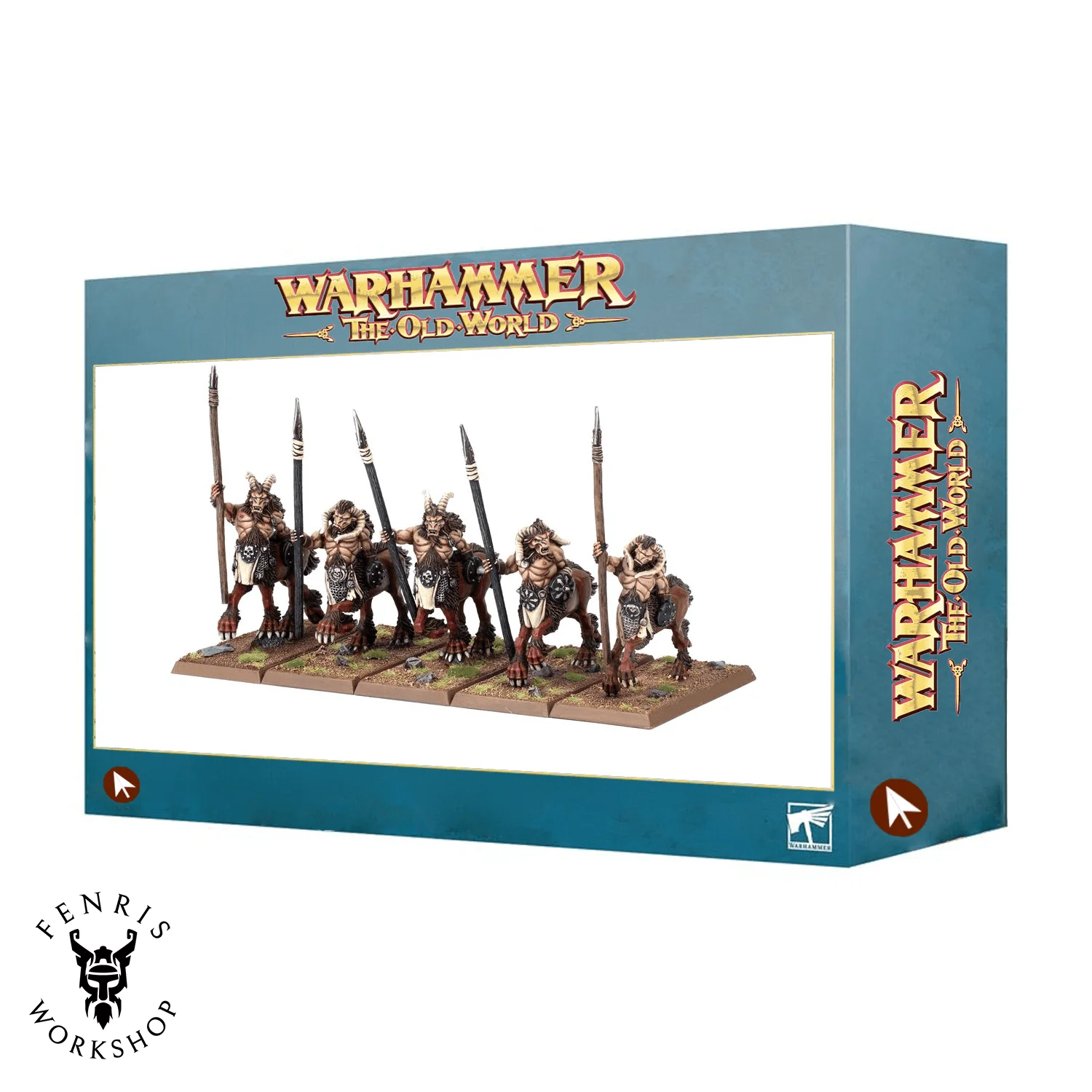 The Old World Beastmen Brayherds Centigor Herd