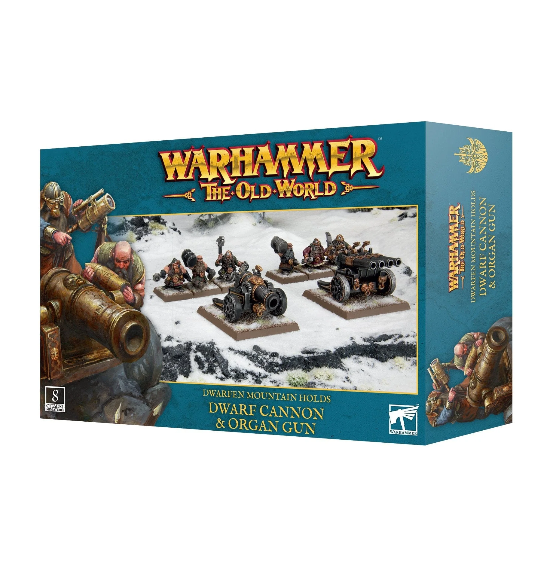 The Old World Dwarfen Mountain Holds Dwarf Cannon & Organ Gun