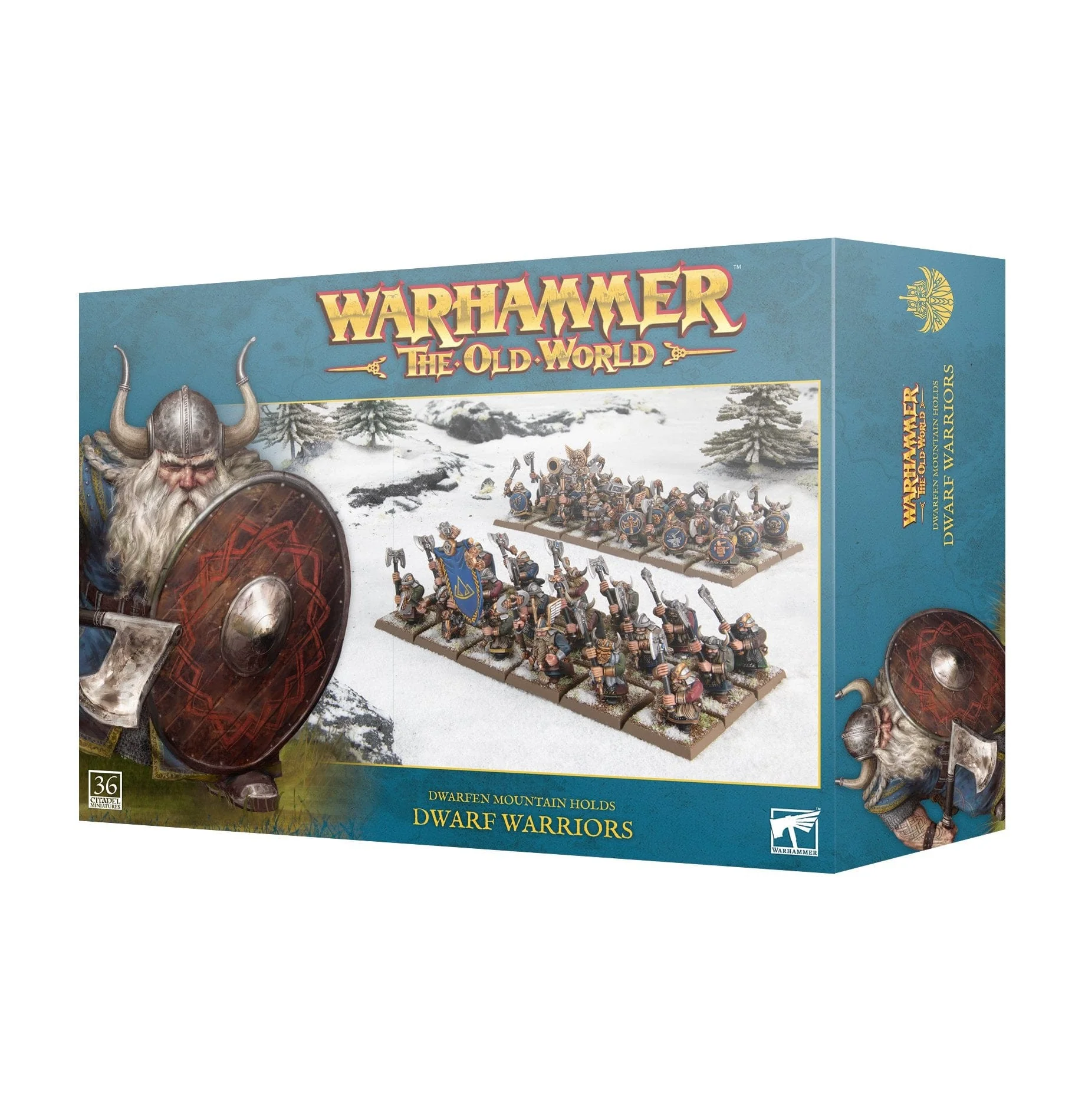 The Old World Dwarfen Mountain Holds Dwarf Warriors