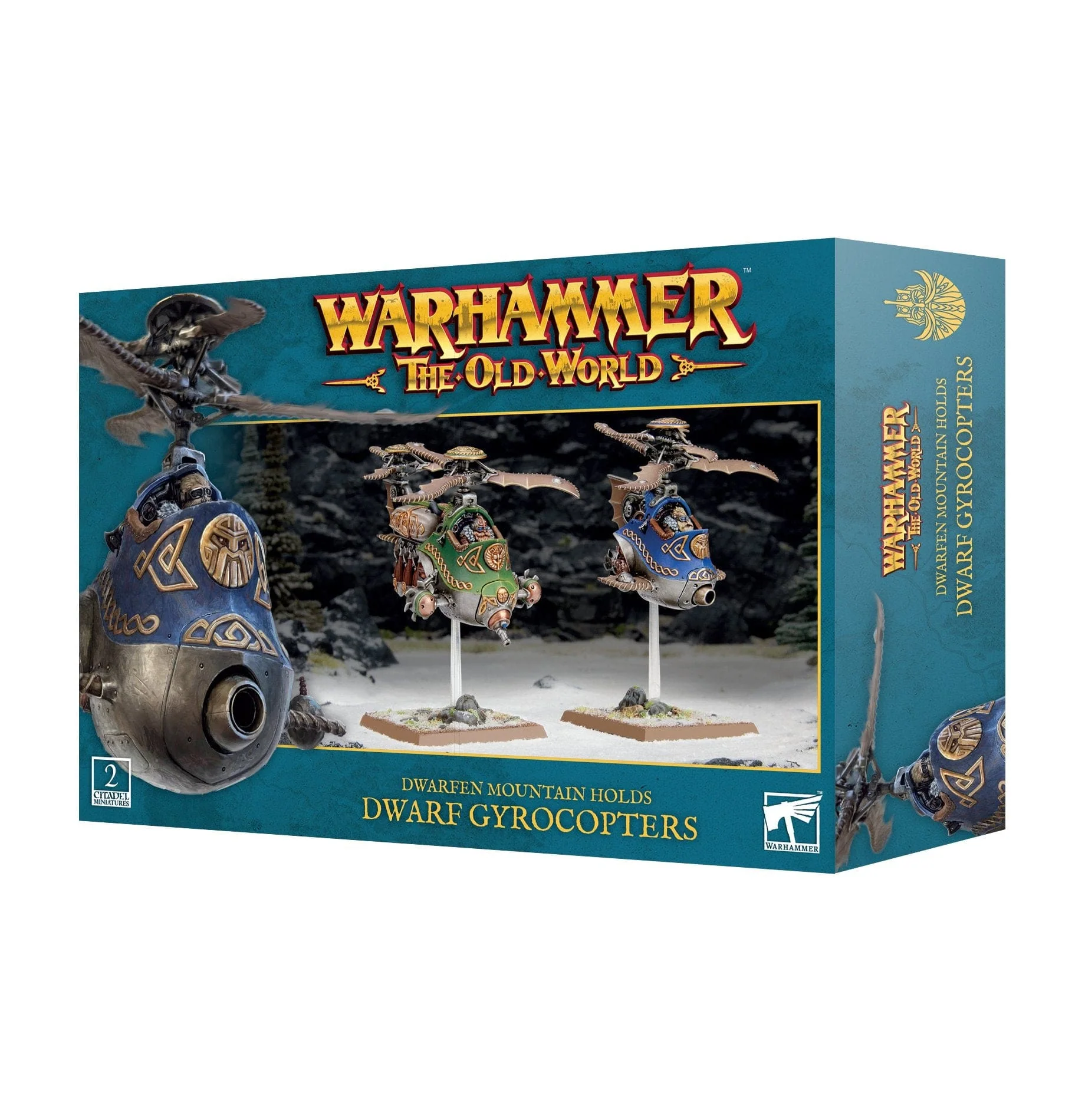 The Old World Dwarfen Mountain Holds Gyrocopters & Gyrobombers