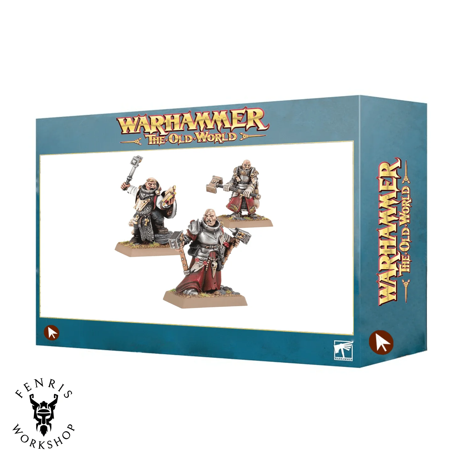 The Old World Empire of Man Warrior Priests of Sigmar (x3)
