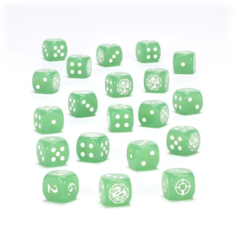 The Old World Grand Cathay dice set
