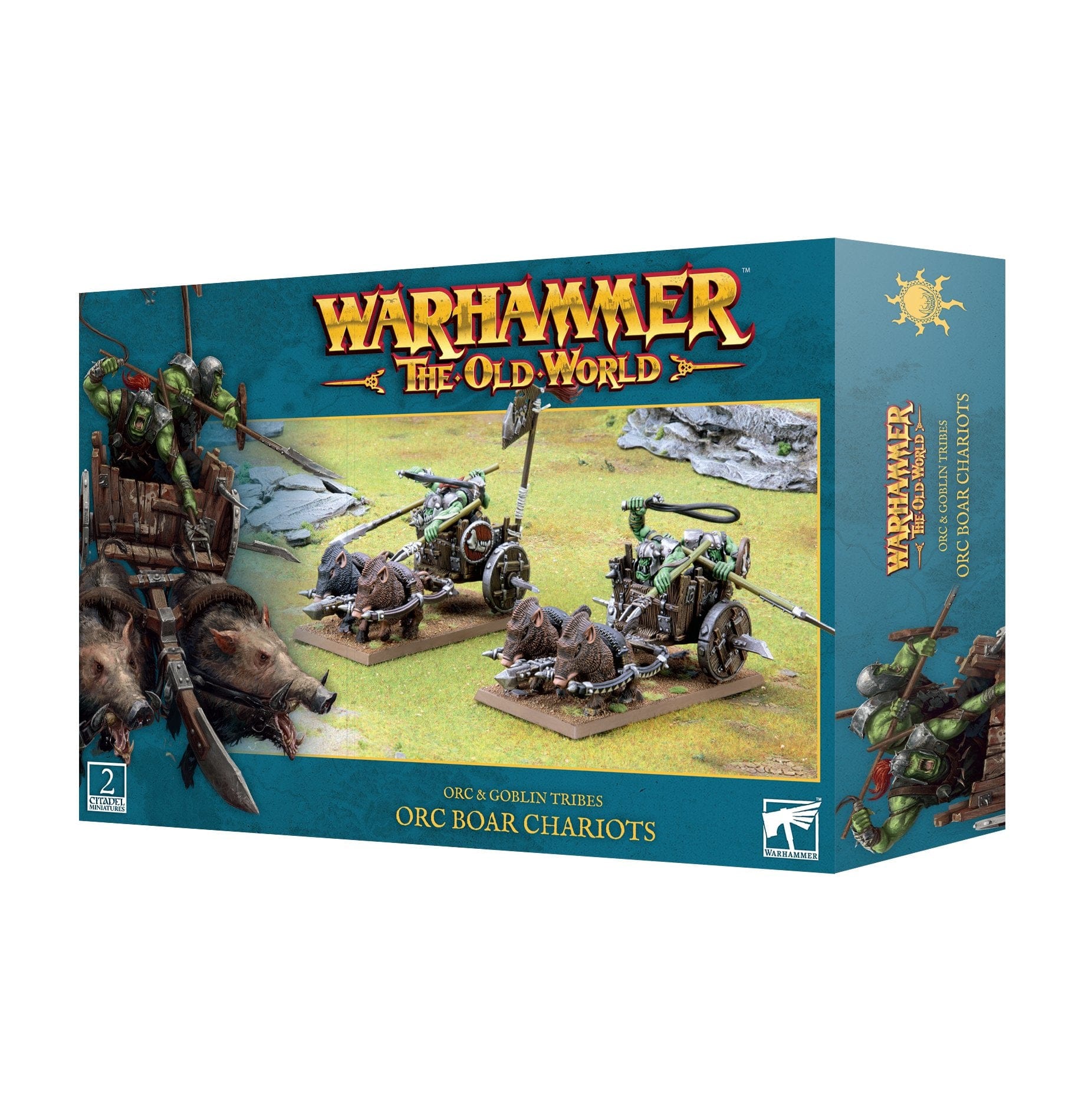 The Old World Orc & Goblin Tribes: Orc Boar Chariots