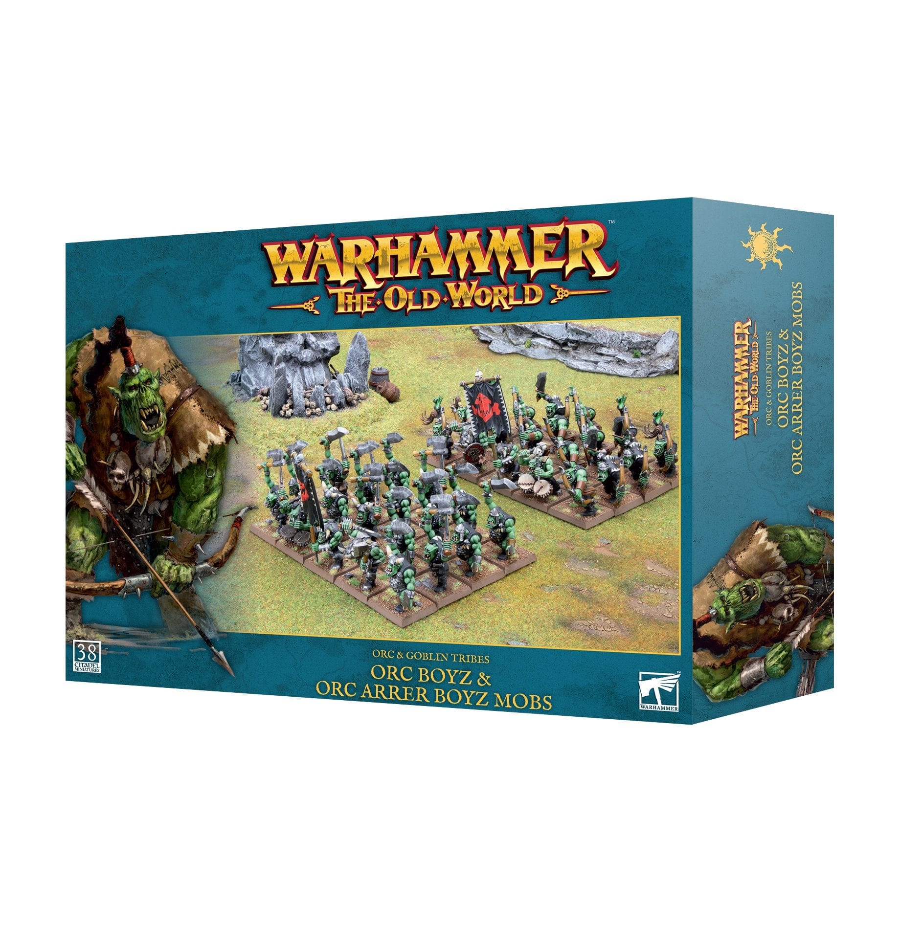 The Old World Orc & Goblin Tribes: Orc Boyz & Orc Arrer Boyz Mobs