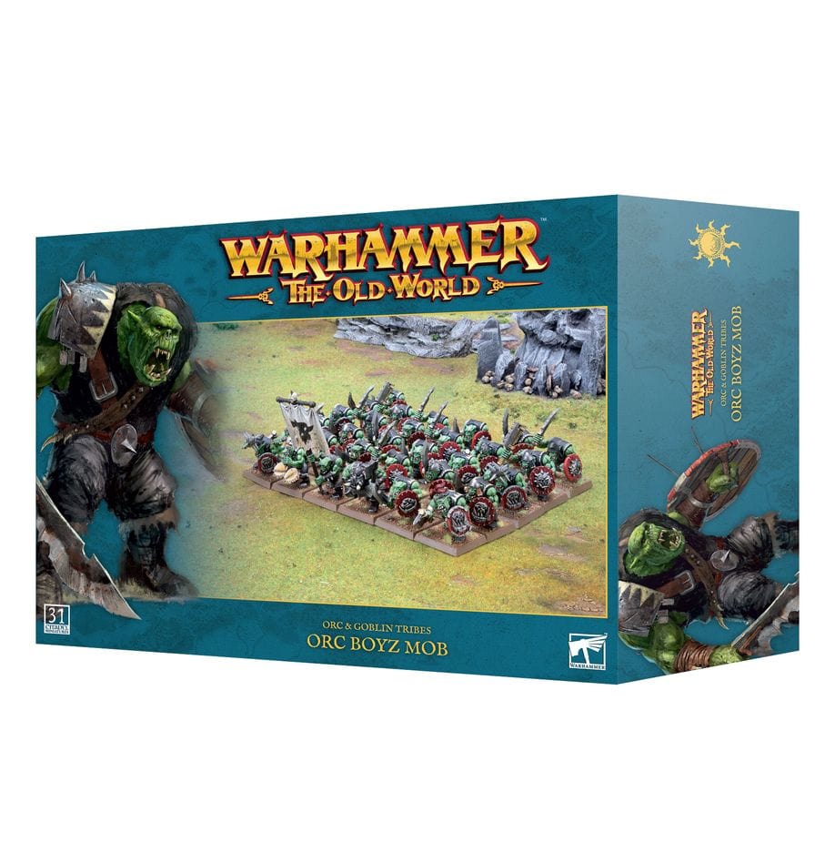 The Old World Orc & Goblin Tribes: Orc Boyz Mob
