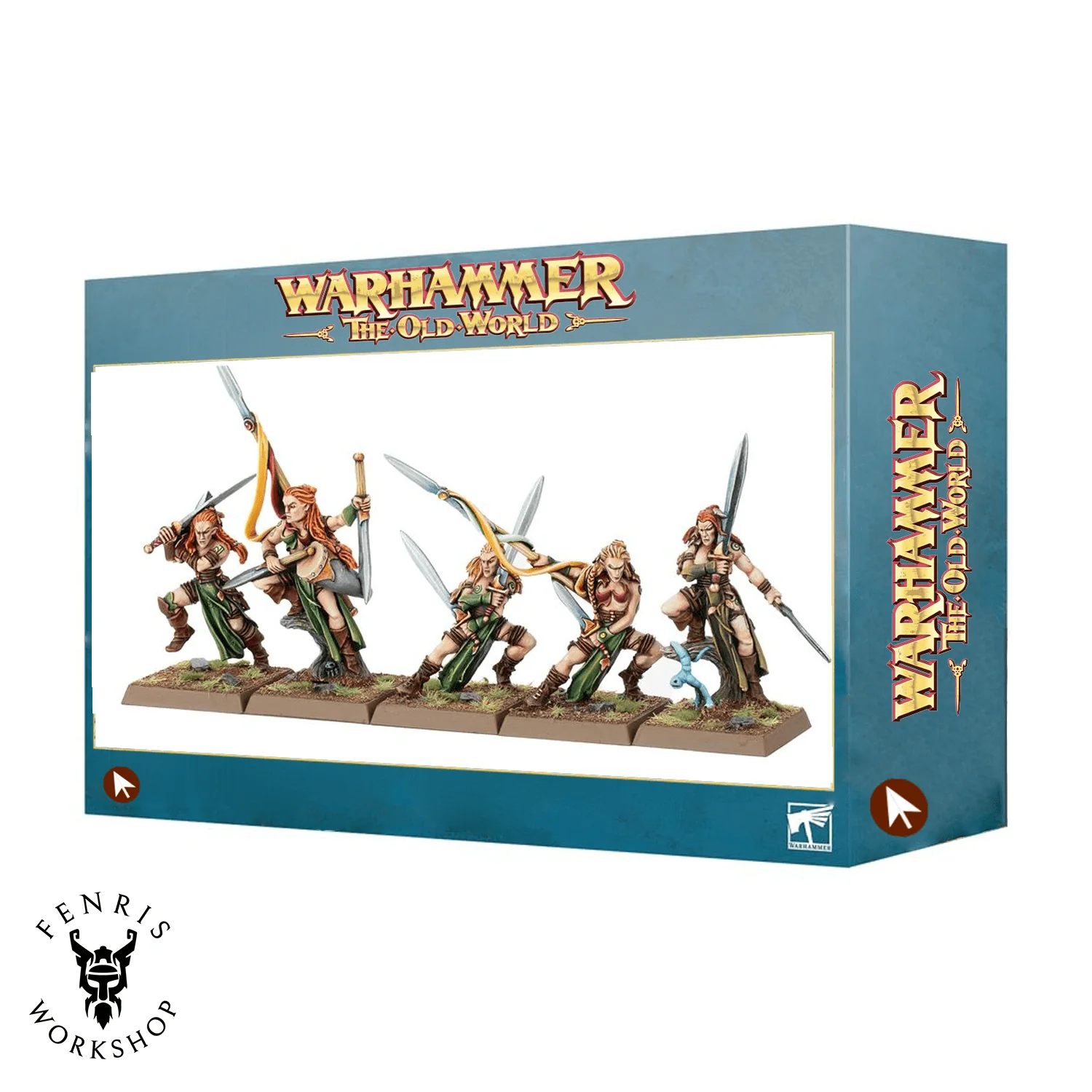 The Old World Wood Elf Realms Wardancer Troupe Command