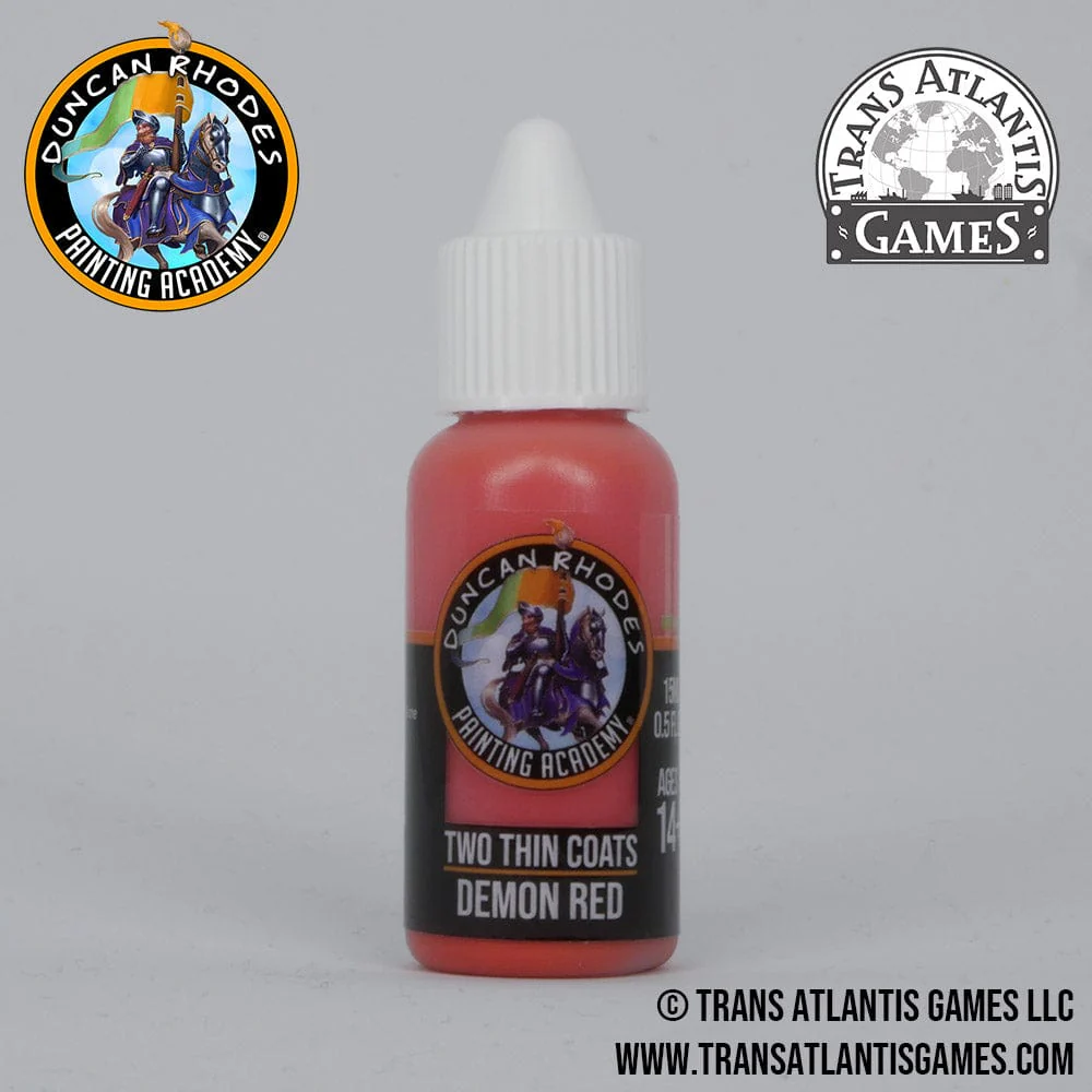 Two Thin Coats by Duncan Rhodes 15ml - Demon Red