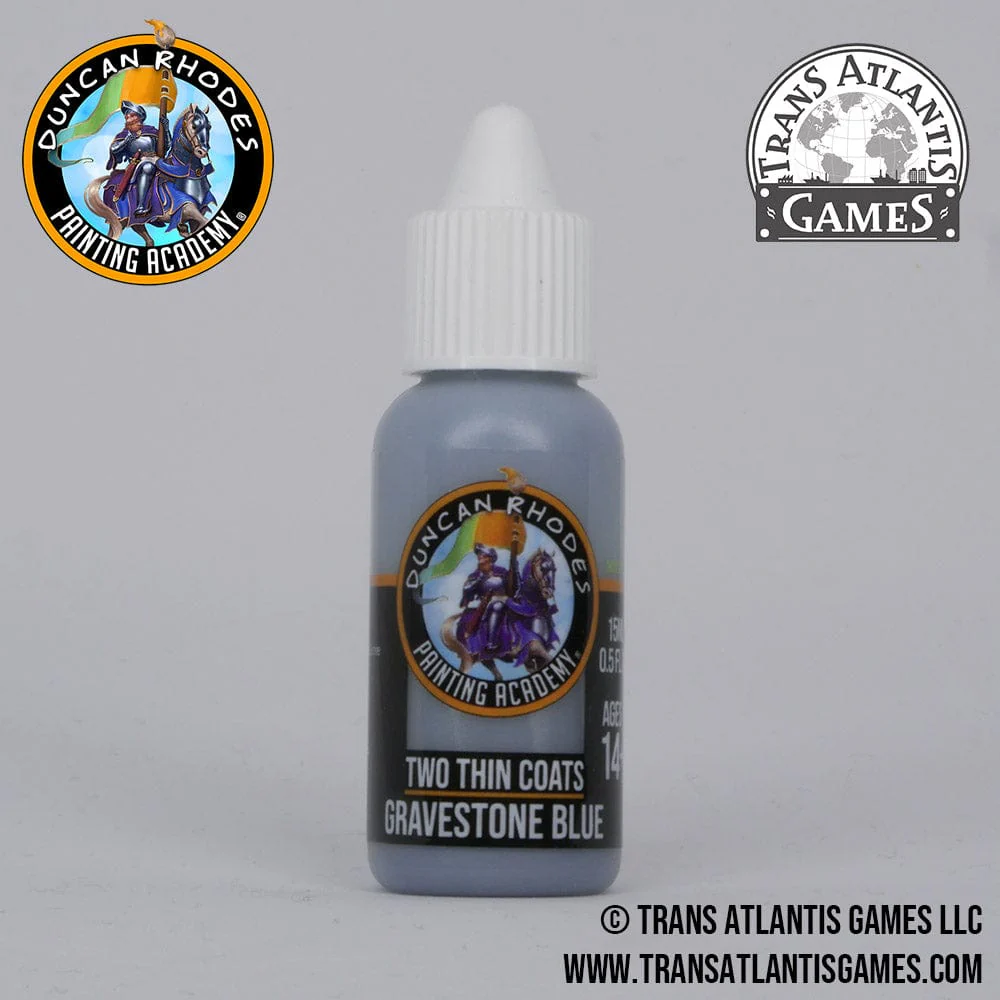 Two Thin Coats by Duncan Rhodes 15ml - Gravestone Blue