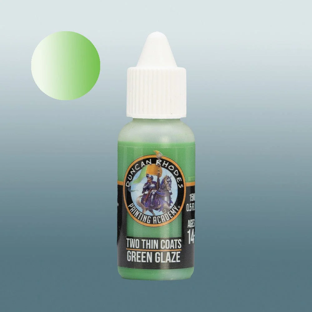 Two Thin Coats by Duncan Rhodes 15ml - Green Glaze
