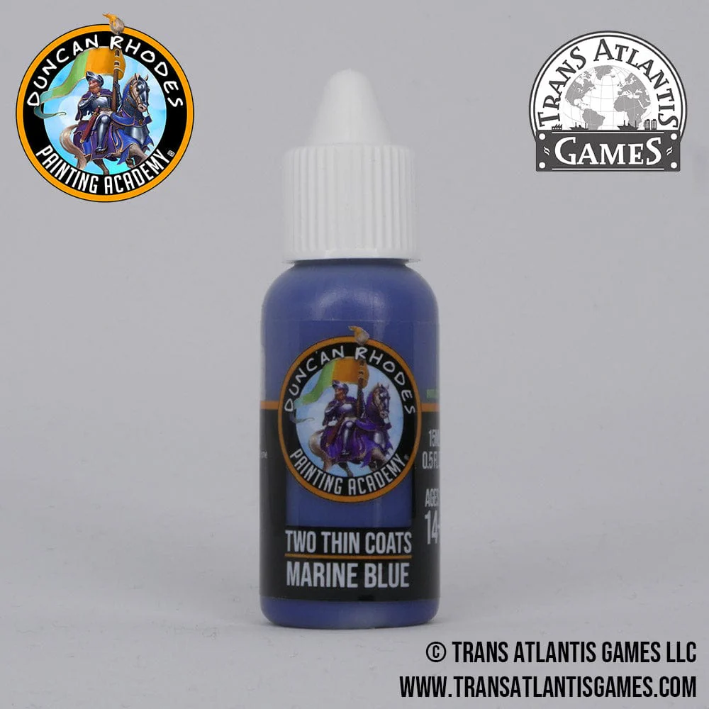 Two Thin Coats by Duncan Rhodes 15ml - Marine Blue