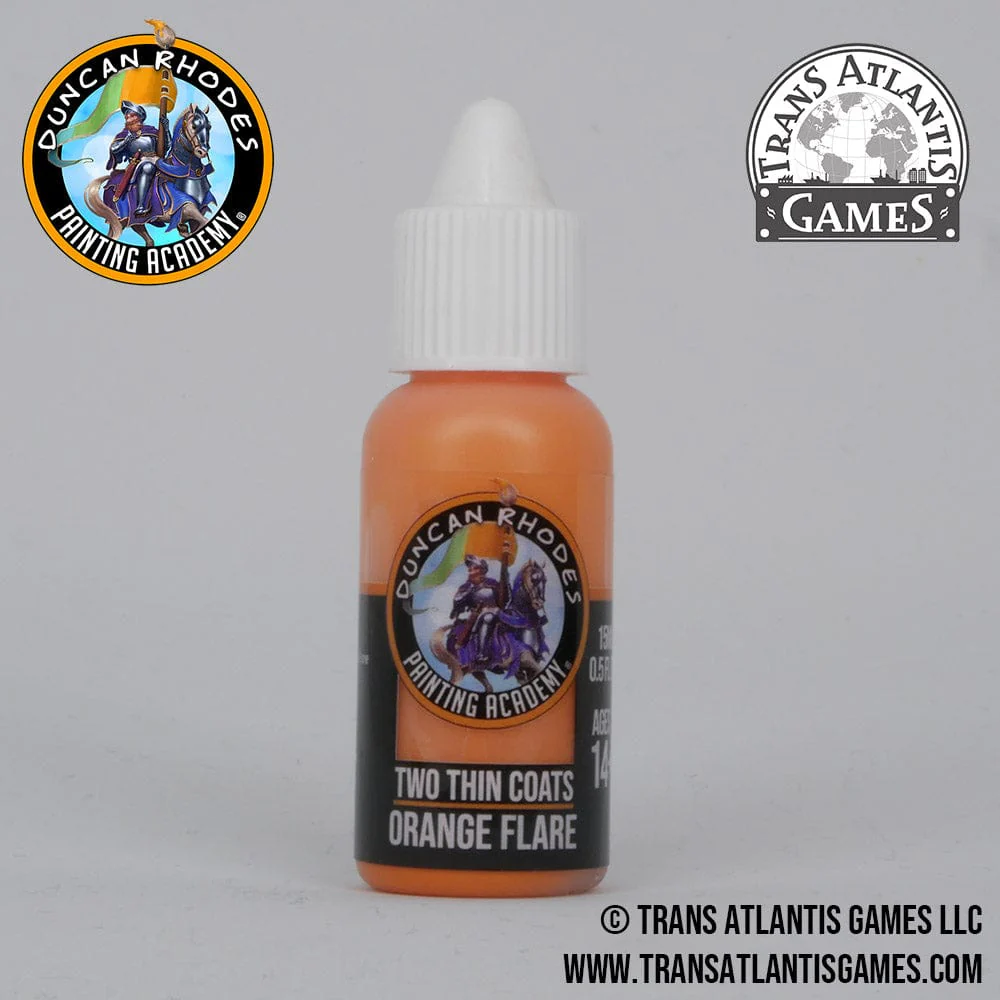 Two Thin Coats by Duncan Rhodes 15ml - Orange Flare