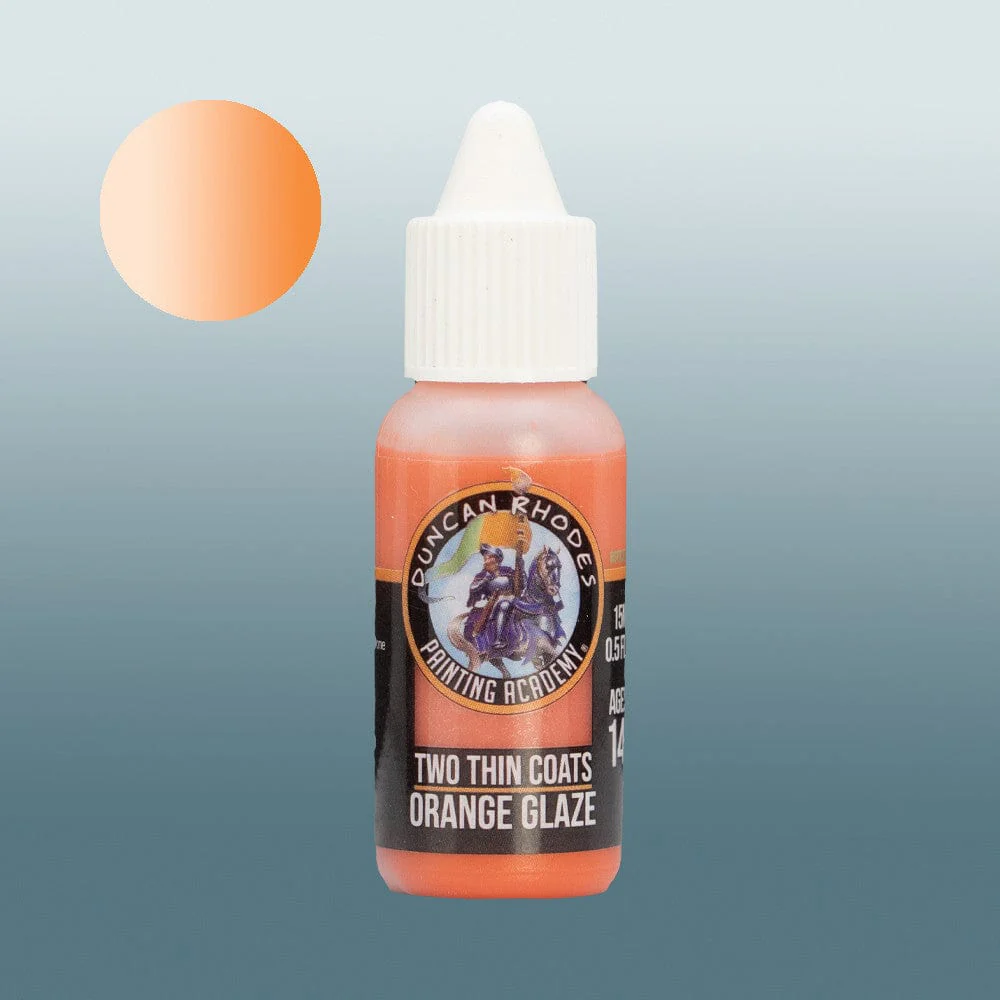 Two Thin Coats by Duncan Rhodes 15ml - Orange Glaze