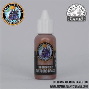 Two Thin Coats by Duncan Rhodes 15ml - Overlord Brass