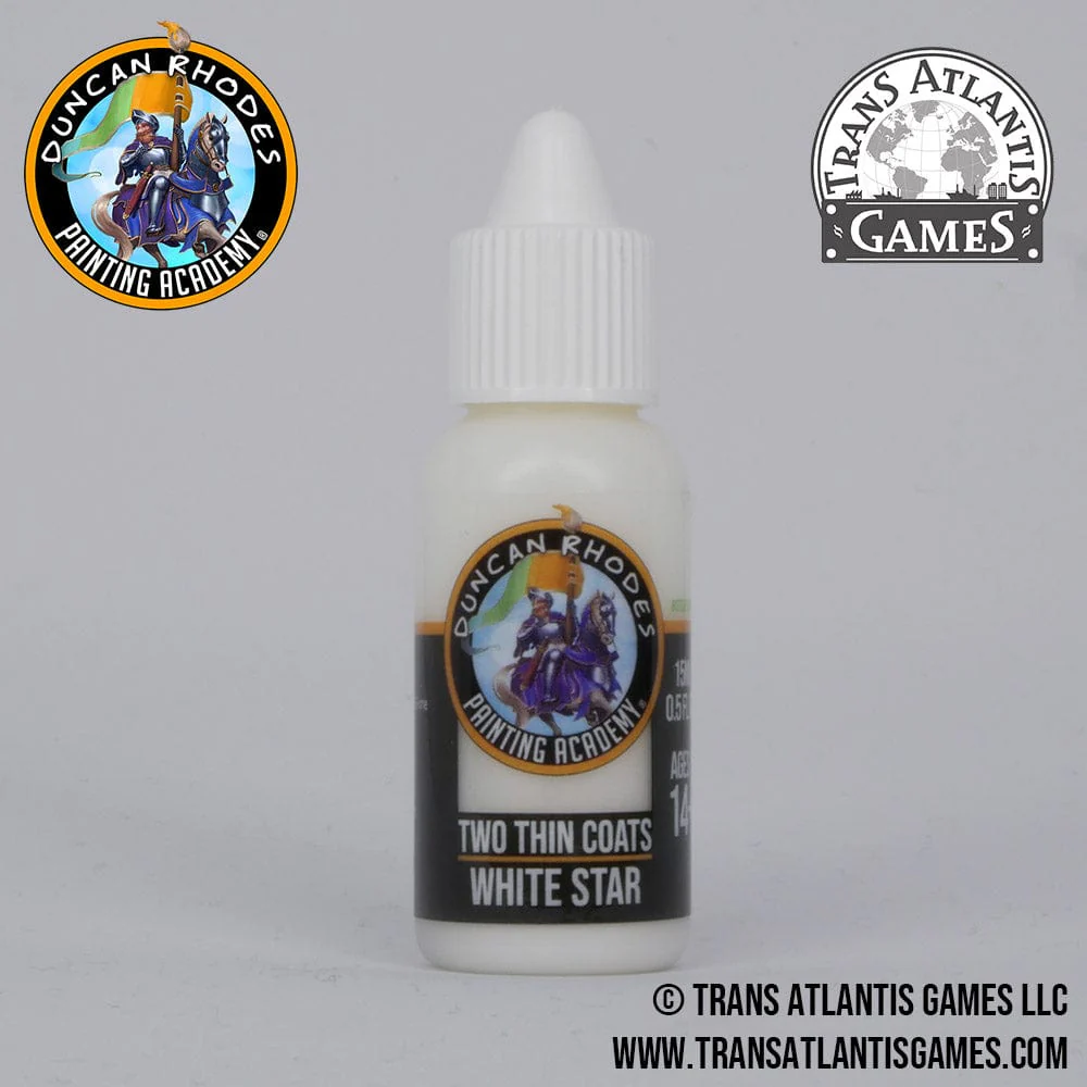 Two Thin Coats by Duncan Rhodes 15ml - White Scar
