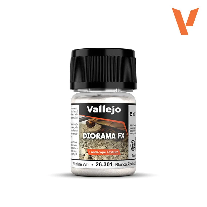 Vallejo Diorama Effects 35ml - Alkaline White Texture 0.5-1mm