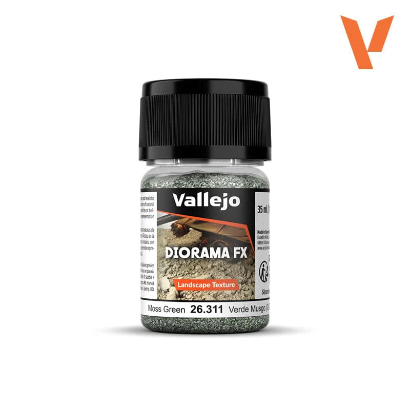 Vallejo Diorama Effects 35ml - Moss Green Rocks 0.5-2mm