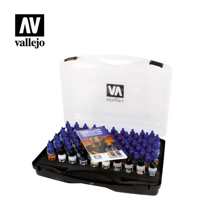 Vallejo Mecha Complete Set 80 Colours with Case
