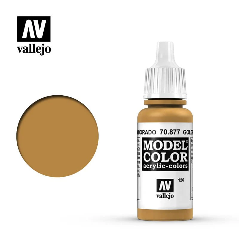 Vallejo Model Color Gold Brown 17ml - (158)