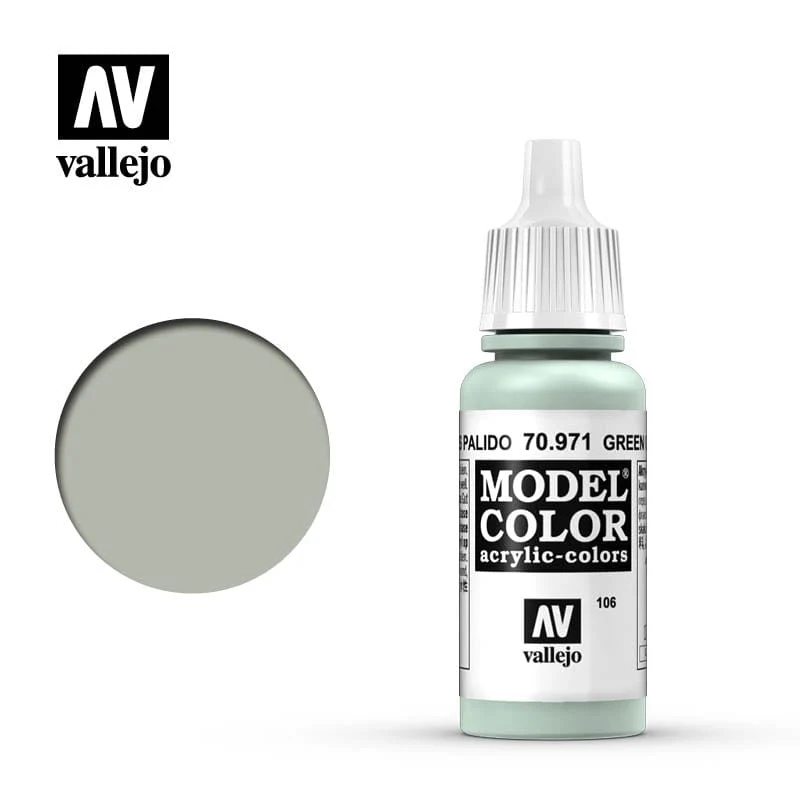 Vallejo Model Color Light Green Grey 17ml - (167)