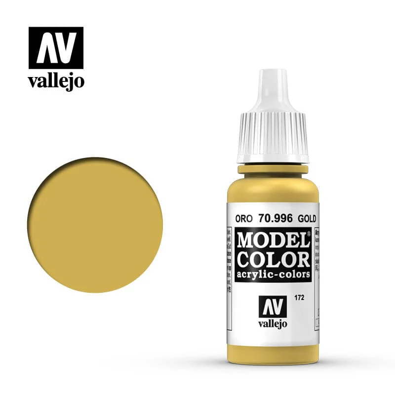 Vallejo Model Color Metallic Gold 17ml - (199)