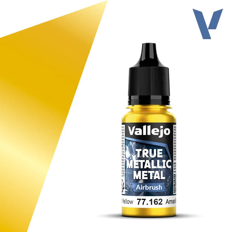 Vallejo True Metallic Metal 18ml - Airbrush Radiant Yellow