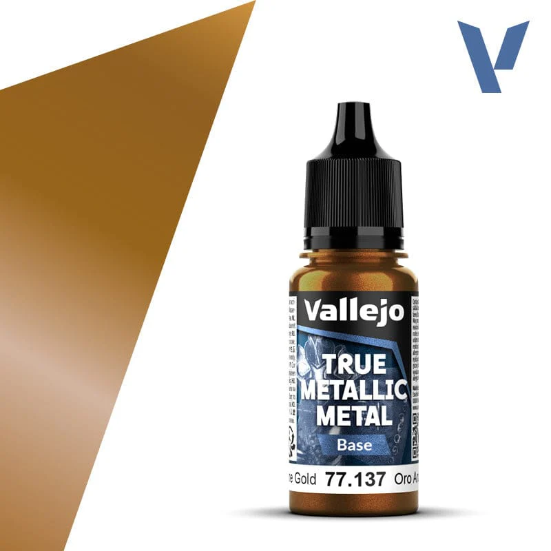 Vallejo True Metallic Metal 18ml - Base Arcane Gold