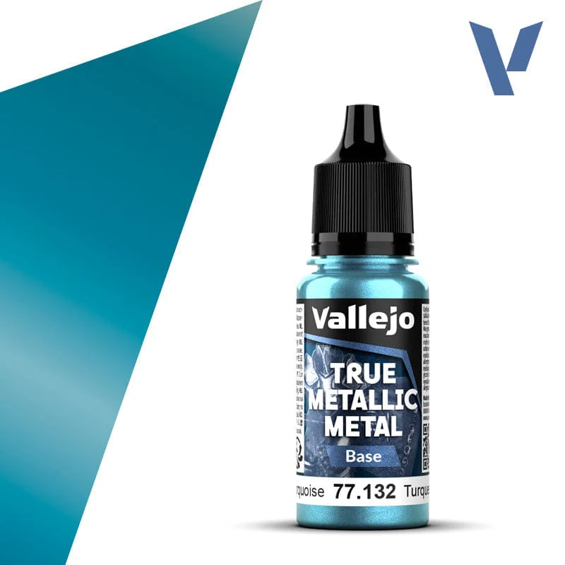 Vallejo True Metallic Metal 18ml - Base Hydra Turquoise