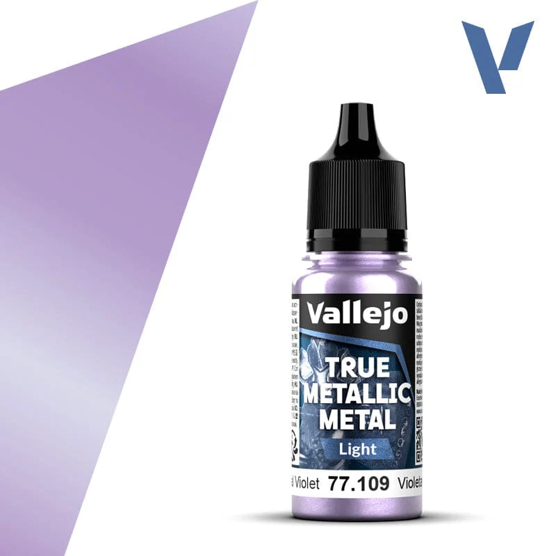 Vallejo True Metallic Metal 18ml - Light Celestial Violet