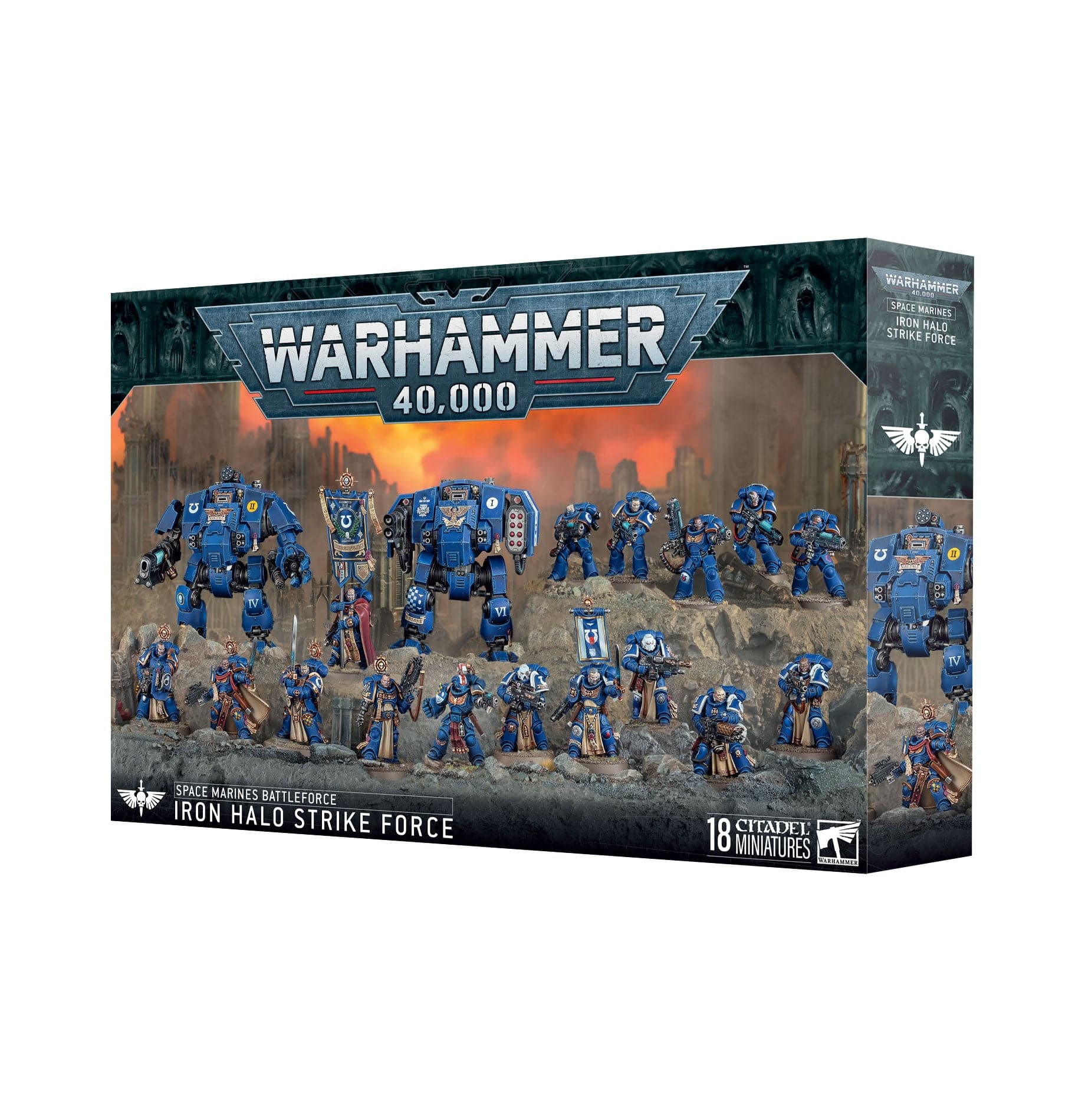 Warhammer 40k Space Marines Iron Halo Strike Force Battleforce