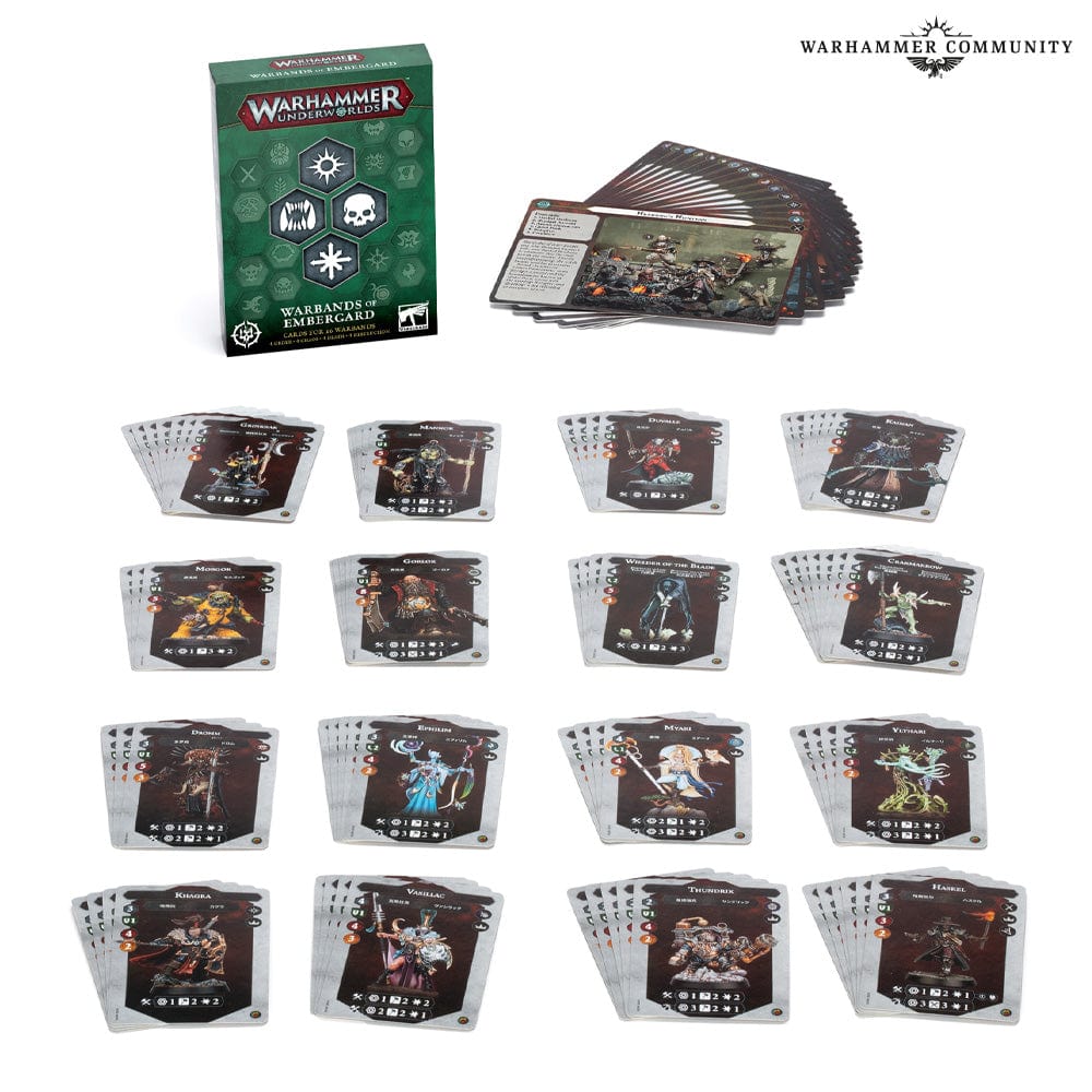 Warhammer Underworlds: Warbands of Embergard Card Packs (ENG)